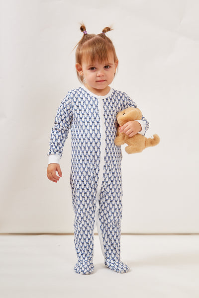 CASEY INFANT PAJAMA SUIT LUCKY BLUE