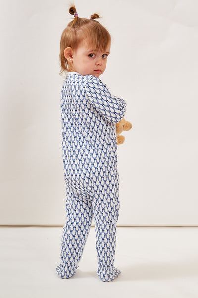 CASEY INFANT PAJAMA SUIT LUCKY BLUE