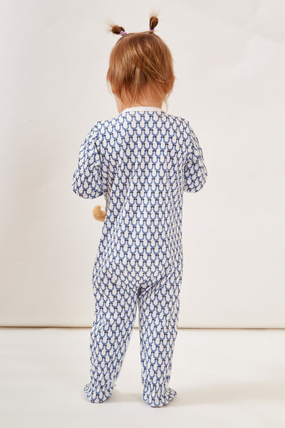 CASEY INFANT PAJAMA SUIT LUCKY BLUE