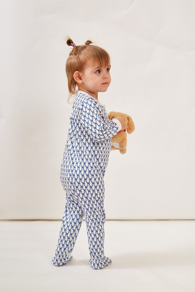 CASEY INFANT PAJAMA SUIT LUCKY BLUE