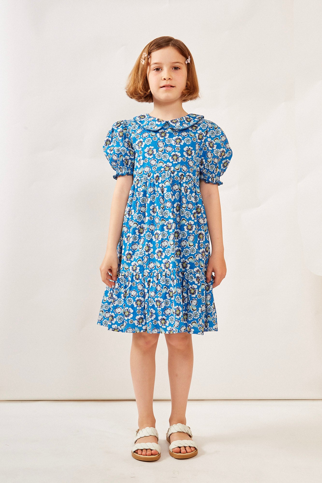 COLUMBUS GIRLS DRESS HANIA BLUE