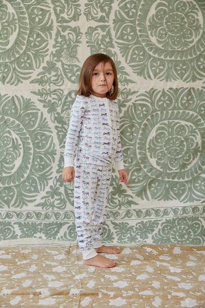 CAMERON KIDS PAJAMA SET  WILD HORSES OCEAN