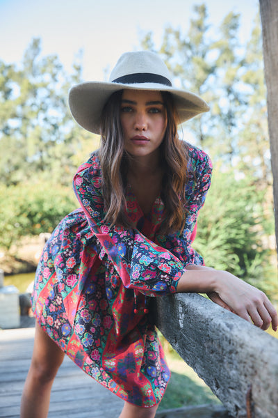 JEREZ SHORT DRESS YESHI RED