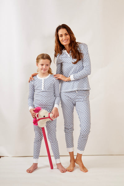 CAMERON KIDS PAJAMA SET LUCKY BLUE