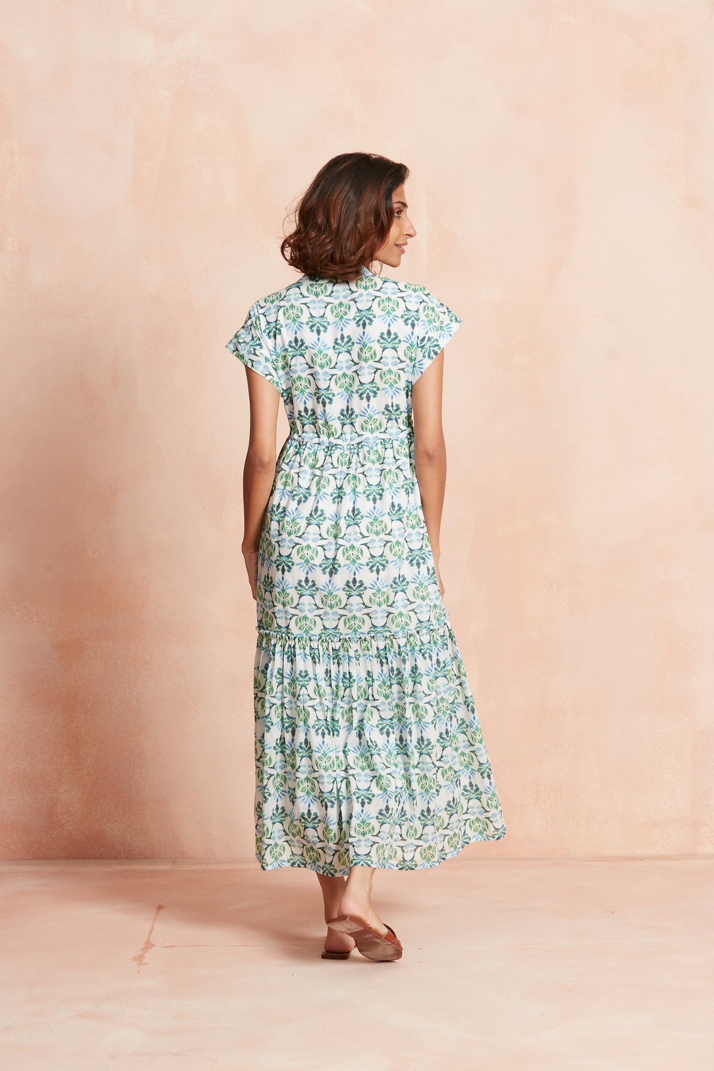 MUMI MIDI DRESS TERESINIA GREEN