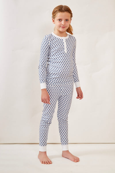 CAMERON KIDS PAJAMA SET LUCKY BLUE