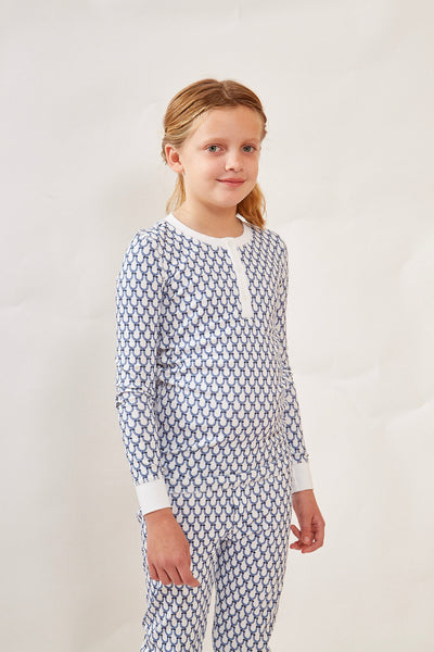 CAMERON KIDS PAJAMA SET LUCKY BLUE
