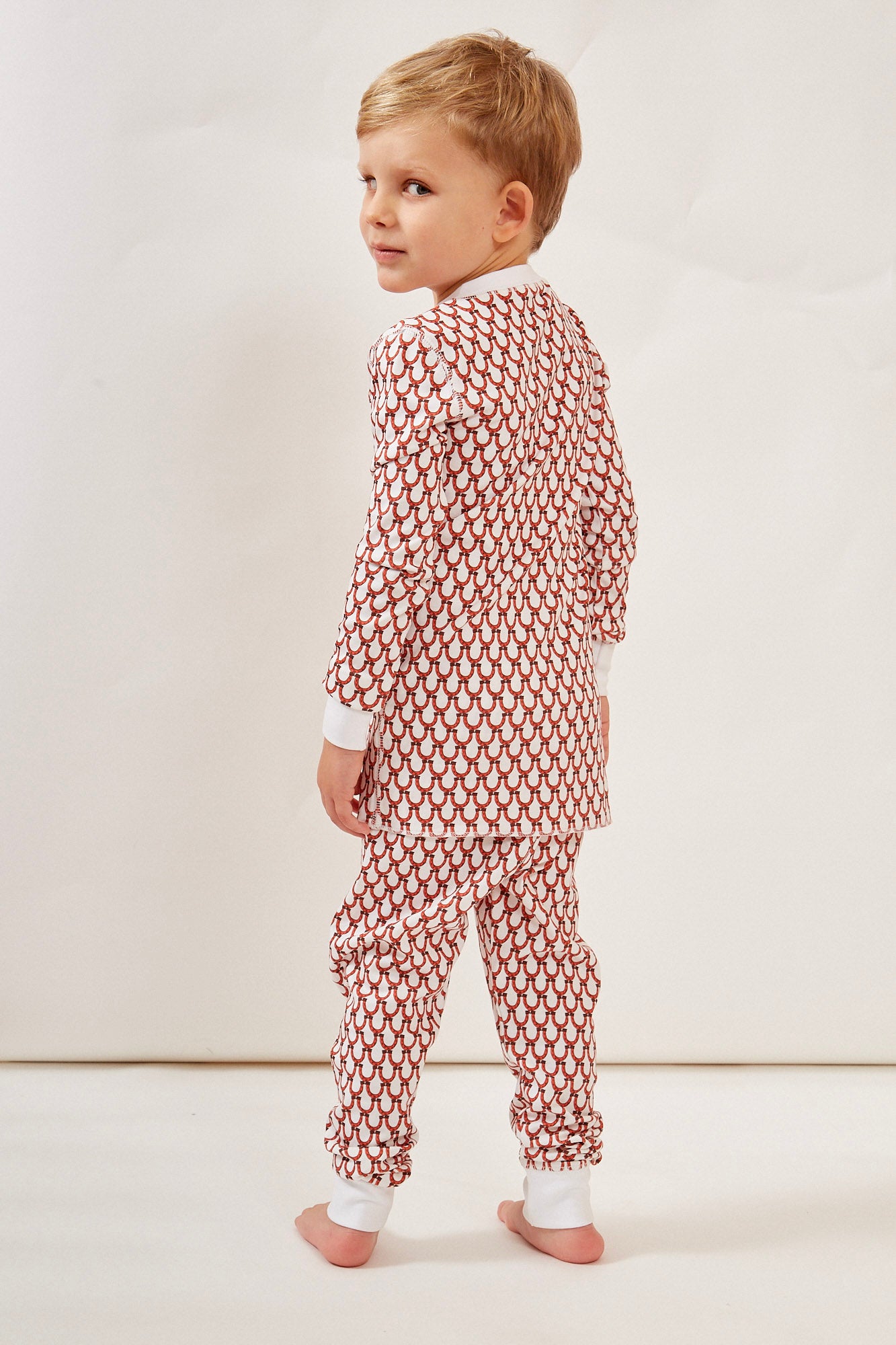 CAMERON KIDS PAJAMA SET LUCKY CORAL