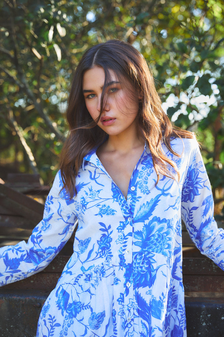 DEAUVILLE SHORT DRESS TIFFANY BLUE – Ros-Garden