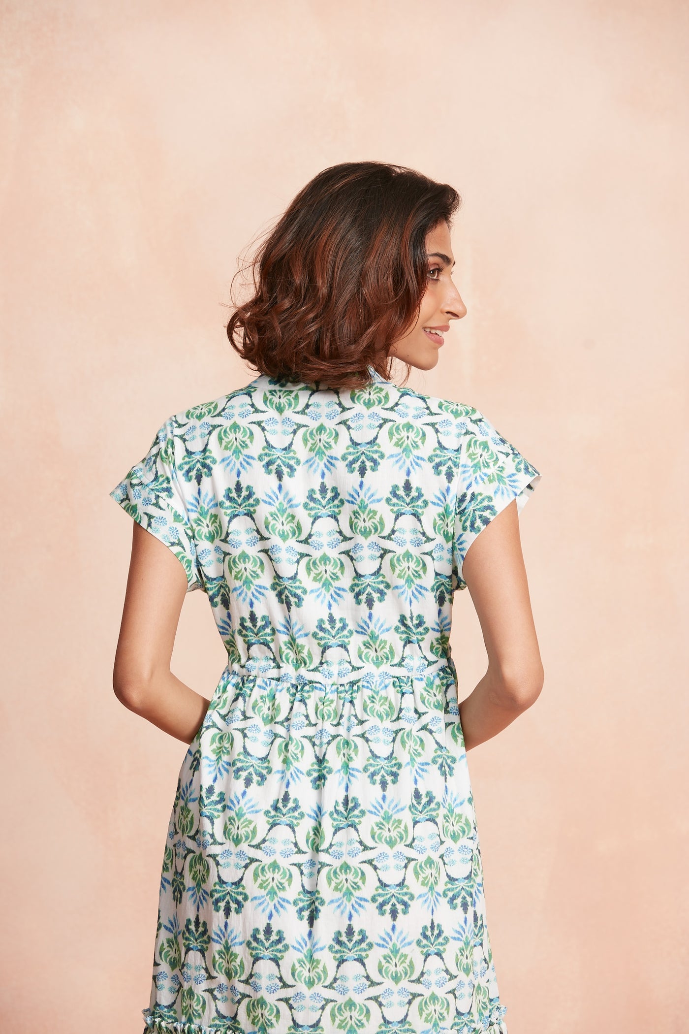 MUMI MIDI DRESS TERESINIA GREEN