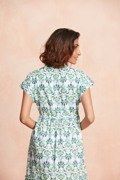 MUMI MIDI DRESS TERESINIA GREEN