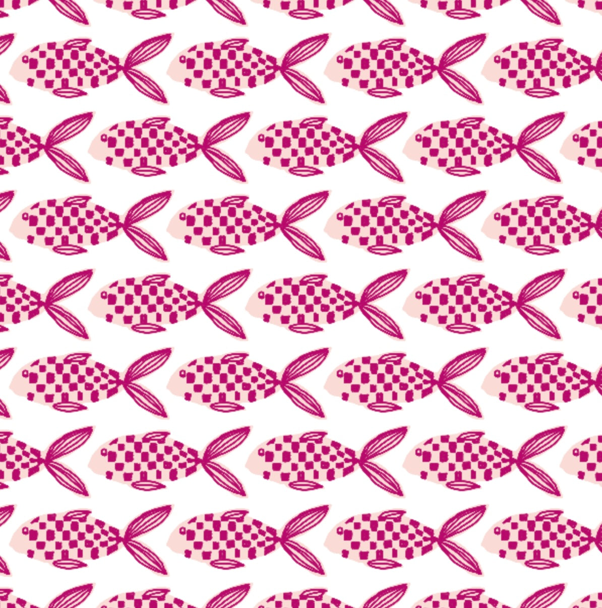 LOUISE GIRL'S LOUNGE DRESS FISH PINK