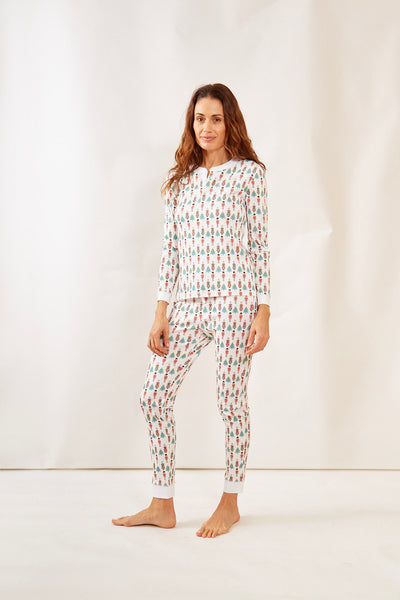 PIPPA WOMEN'S PAJAMA SET NUTCRACKER HOLLY