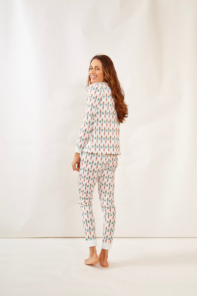 PIPPA WOMEN'S PAJAMA SET NUTCRACKER HOLLY