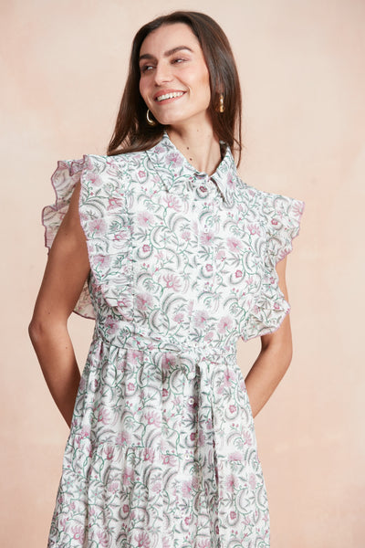 ERNESTINE MAXI DRESS BLUMENAU PINK
