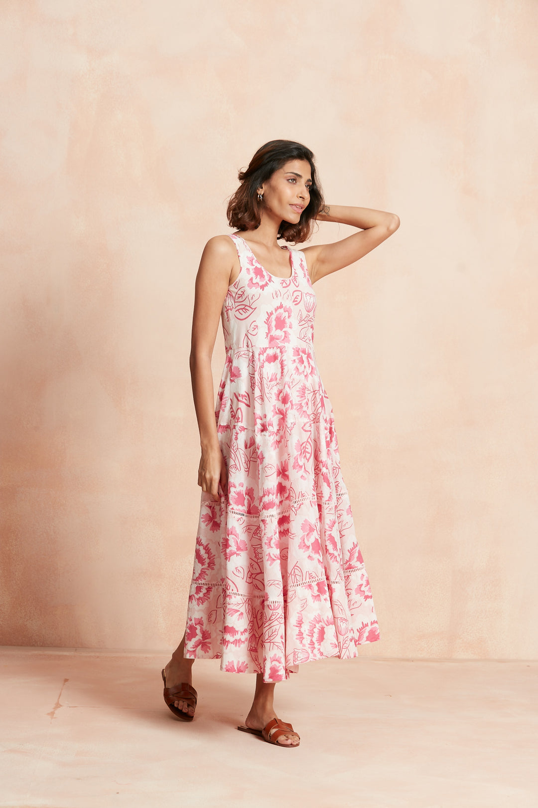 CAIRO MAXI DRESS VITTORIA PINK – Ros-Garden CAIRO MAXI DRESS VITTORIA PINK – Ros-Garden