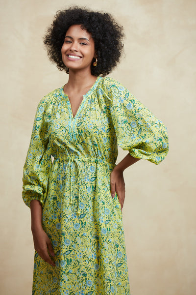 AMALFI MAXI DRESS CEZANNE YELLOW