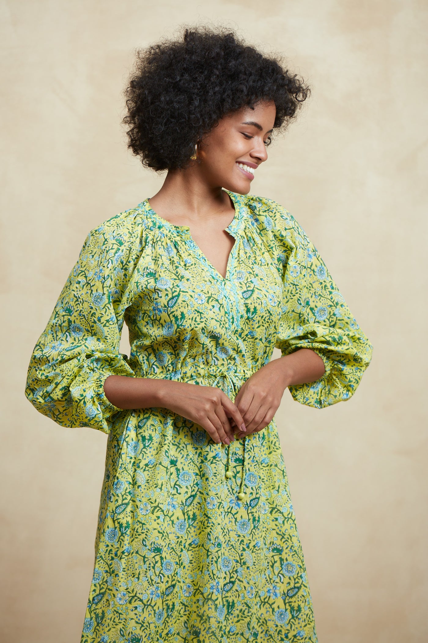 AMALFI MAXI DRESS CEZANNE YELLOW