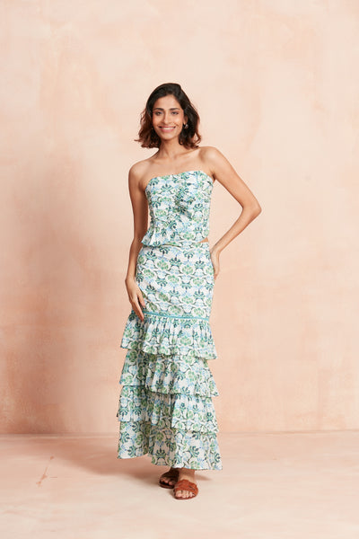 HONDURAS SKIRT TERESINIA GREEN
