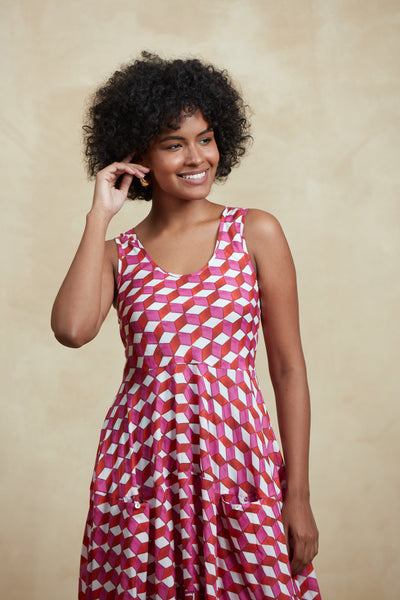 CAIRO MAXI DRESS ETNA PINK