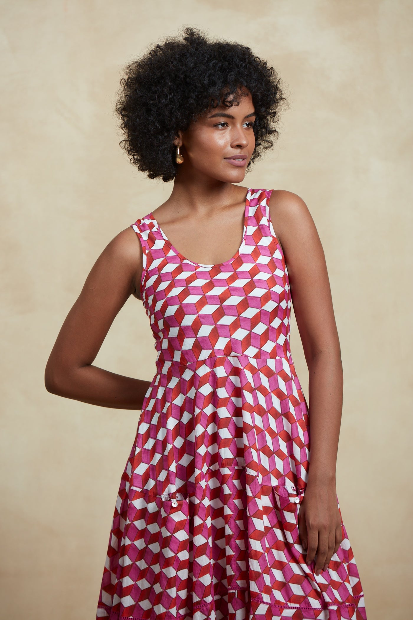 CAIRO MAXI DRESS ETNA PINK