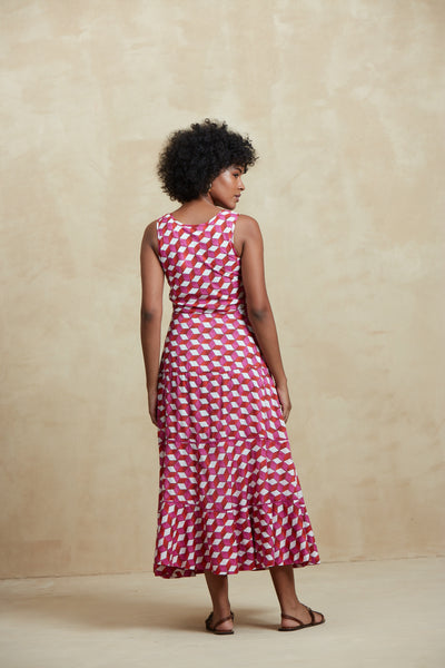 CAIRO MAXI DRESS ETNA PINK