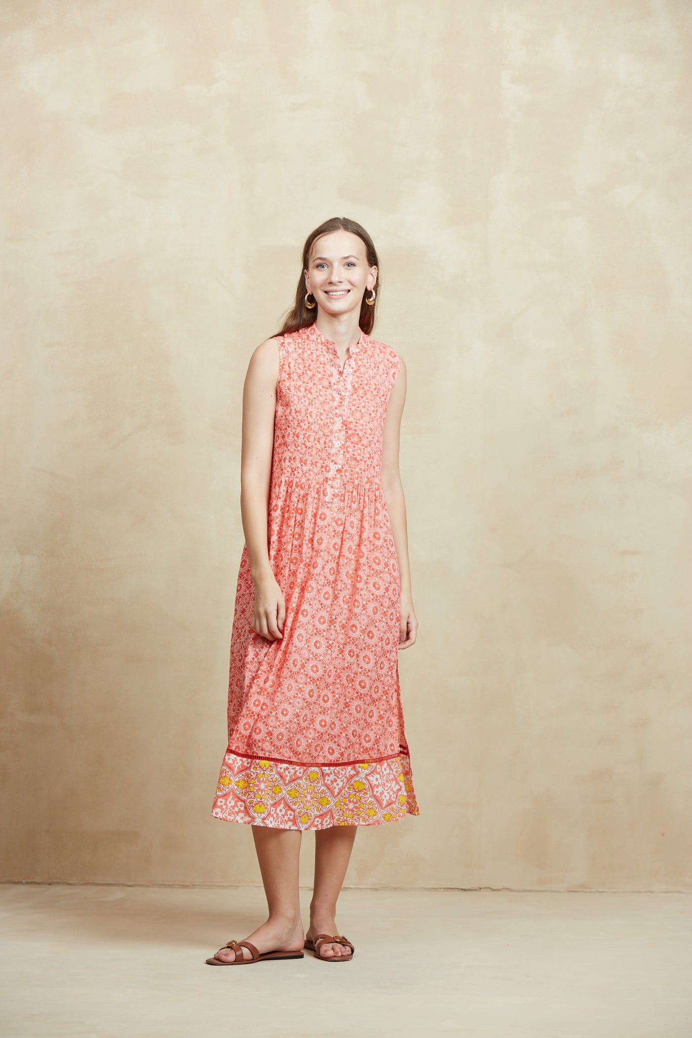 CATALINA MIDI DRESS FRANCA RED