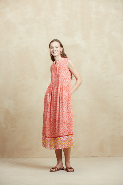 CATALINA MIDI DRESS FRANCA RED