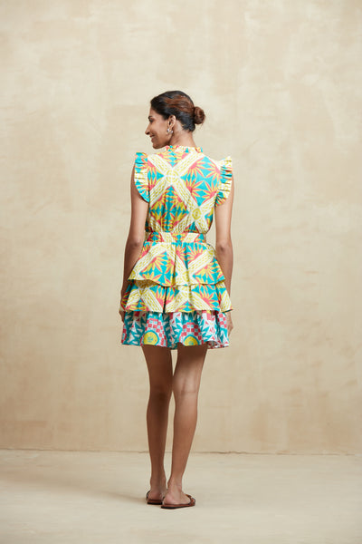 BIMBA SHORT DRESS SICILY YELLOW