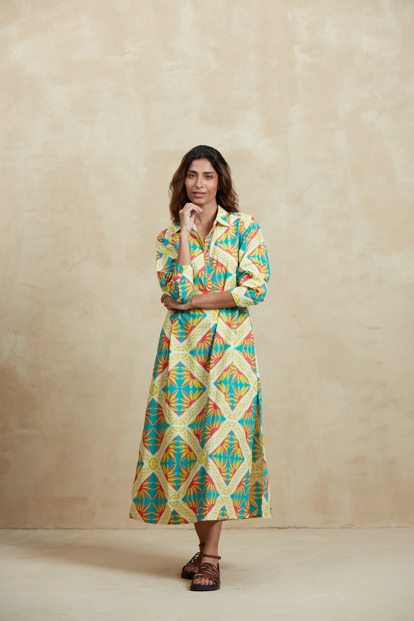 BRUSSELS LONG KURTA SICILY YELLOW