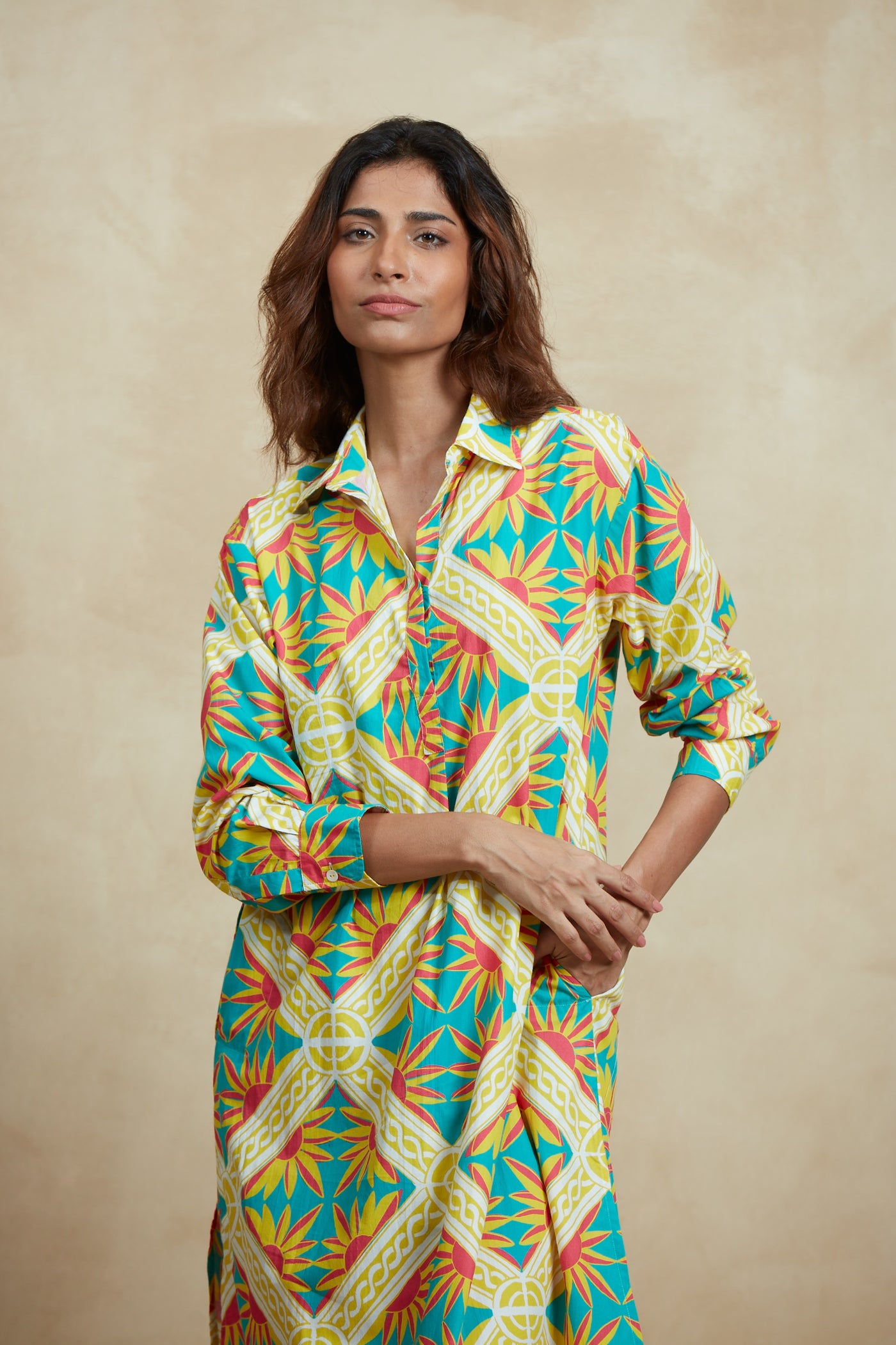 BRUSSELS LONG KURTA SICILY YELLOW