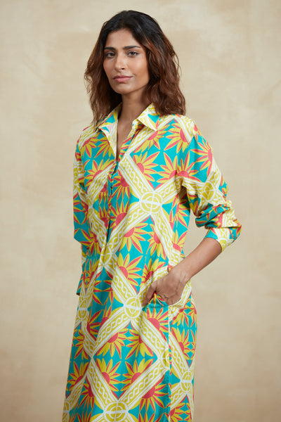 BRUSSELS LONG KURTA SICILY YELLOW