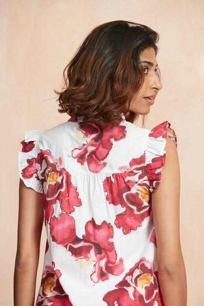 CC FRIDA CRISPY COTTON SHIRT NACAR PINK