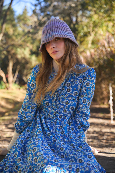 DAPHNE MIDI DRESS HANIA BLUE