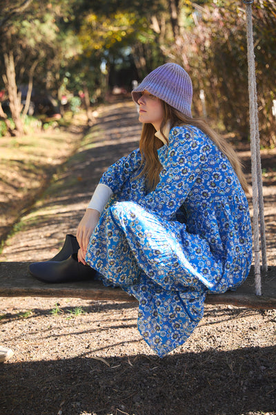 DAPHNE MIDI DRESS HANIA BLUE