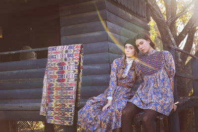 DIWALI MAXI DRESS CHITTO BLUE