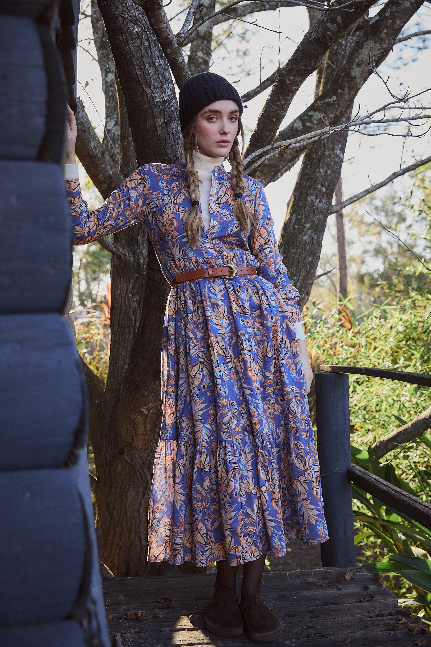 DIWALI MAXI DRESS CHITTO BLUE