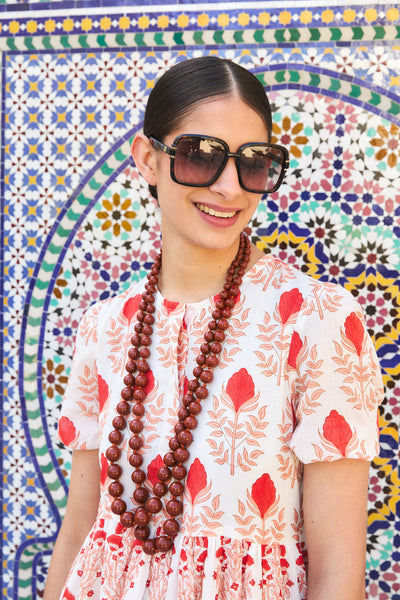 DAPHNE MIDI DRESS RAHA PINK