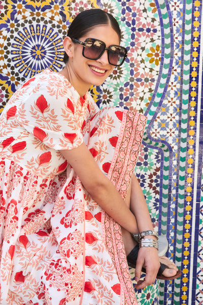 DAPHNE MIDI DRESS RAHA PINK