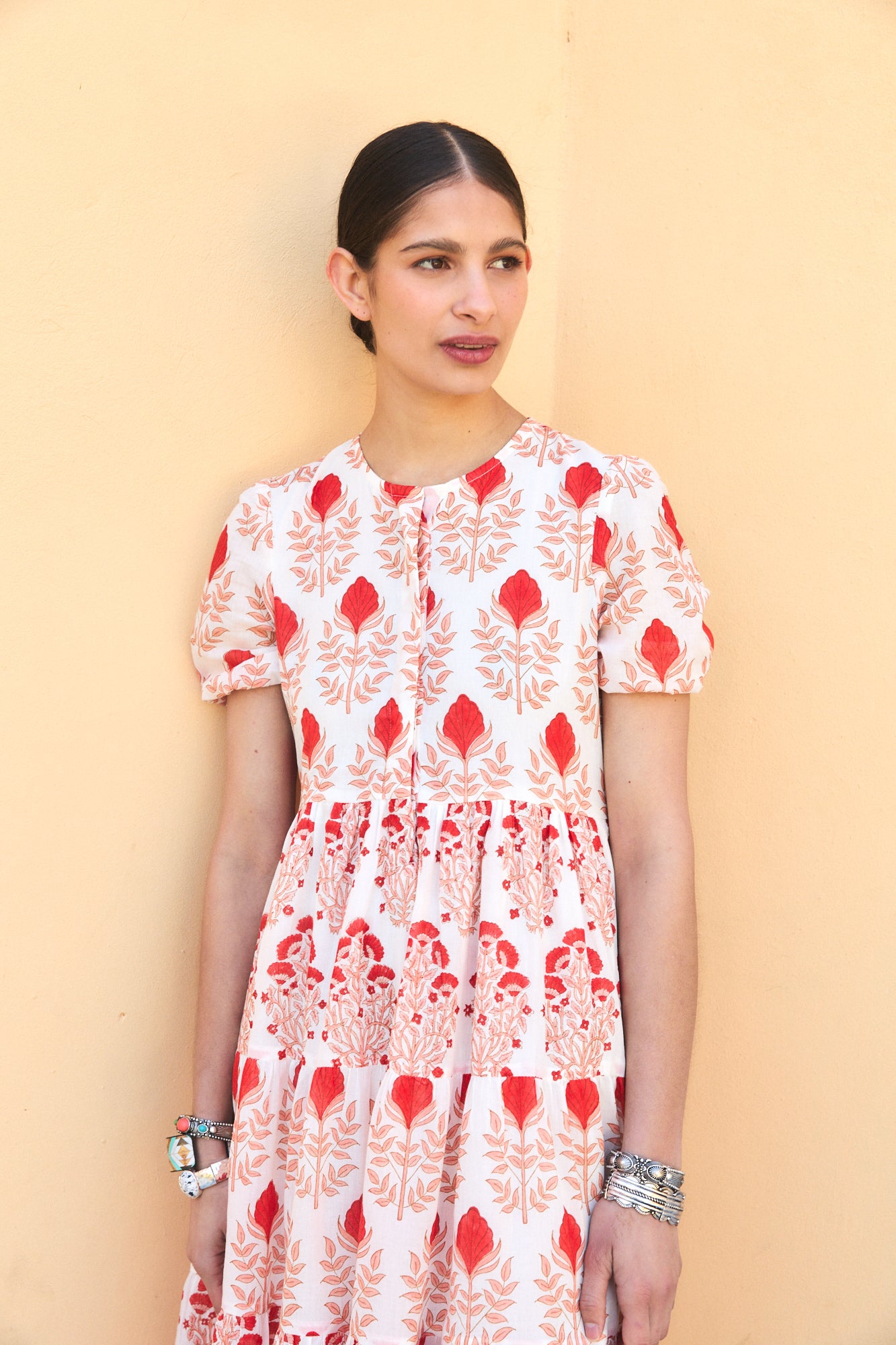 DAPHNE MIDI DRESS RAHA PINK