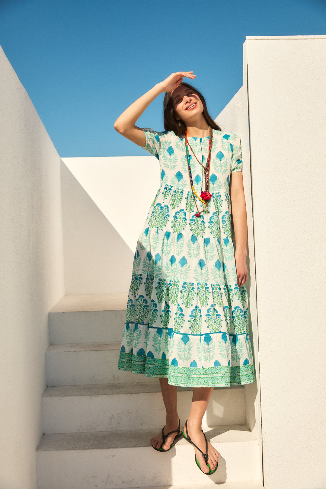 ro's garden daphne midi dress Ro's Garden Cotton Daphne Midi Dress