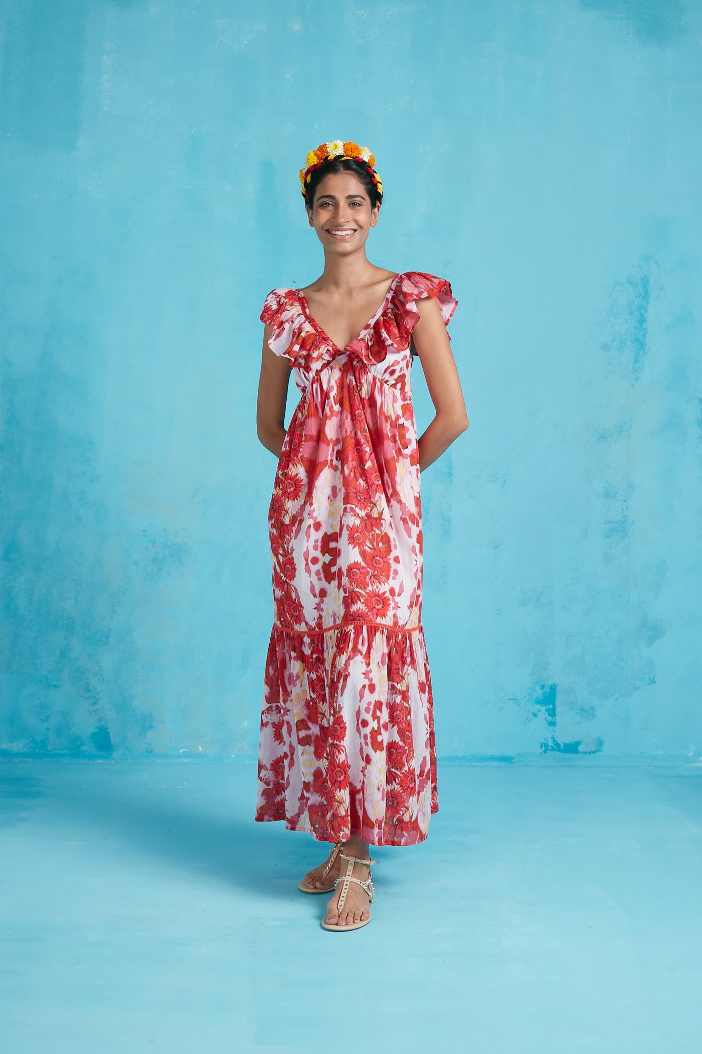 JASMIN MAXI DRESS CANCUN PINK