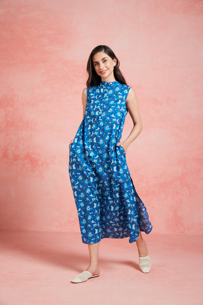 DEVINA DRESS JACINTA BLUE