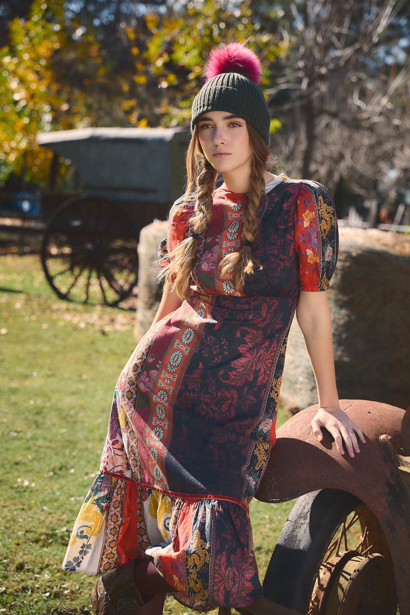 FREYA MIDI DRESS CHOKI ORANGE
