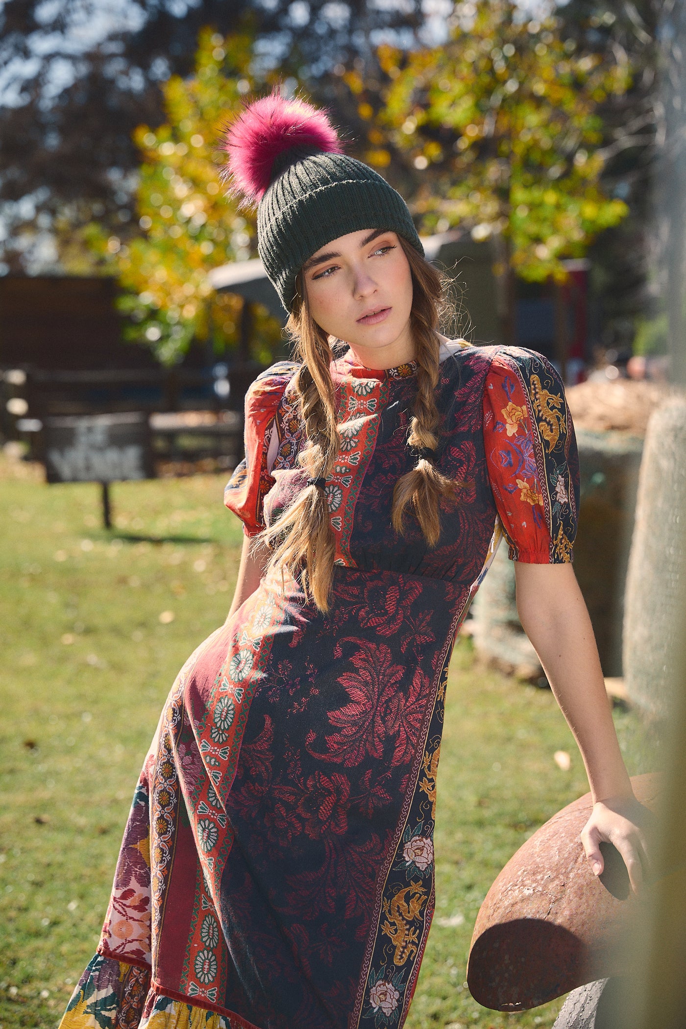 FREYA MIDI DRESS CHOKI ORANGE