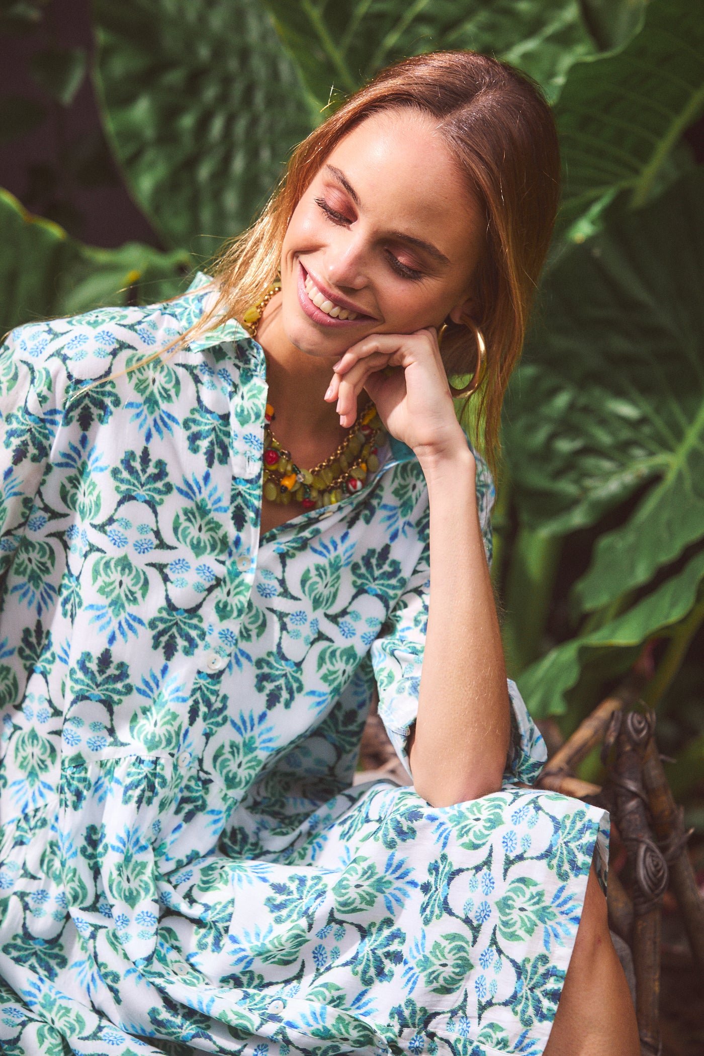 DEAUVILLE SHORT DRESS TERESINIA GREEN