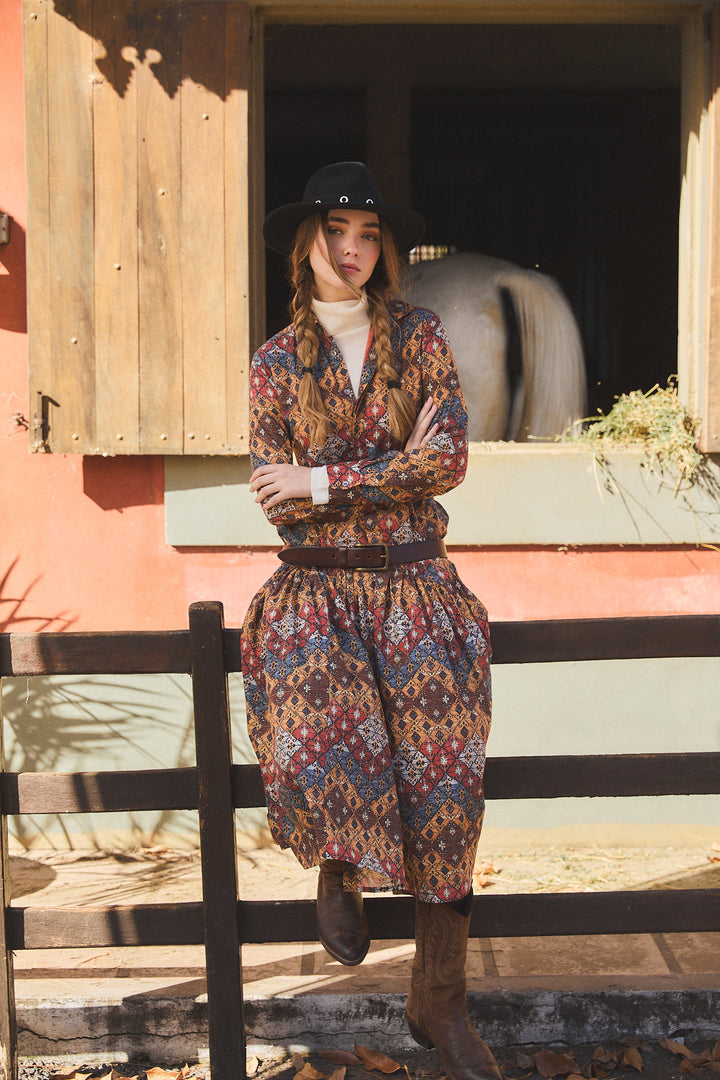 jeronima maxi dress JEREMIE MAXI DRESS LACHEN BROWN – Ros-Garden