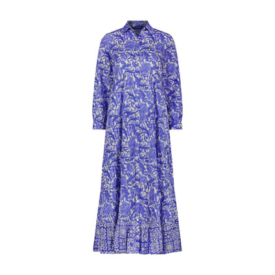 JINETTE MAXI DRESS HIBISCUS BLUE