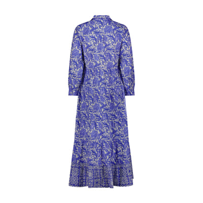 JINETTE MAXI DRESS HIBISCUS BLUE