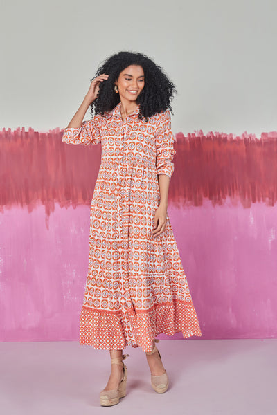 JINETTE MAXI DRESS CALI RED